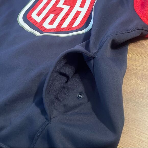 Adidas Team USA Hoodie Size Small World Cup of Ice Hockey Sweatshirt Olympics - Picture 4 of 10